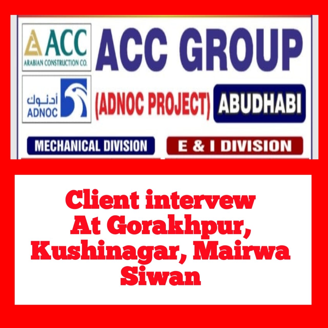 🔧 Urgent Gulf Job Openings – Final Client Interview for Abu Dhabi ADNOC Project (May 2025)