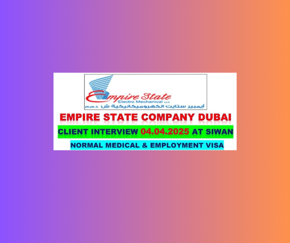 Exciting Job Opportunities in Dubai with Empire State Company!