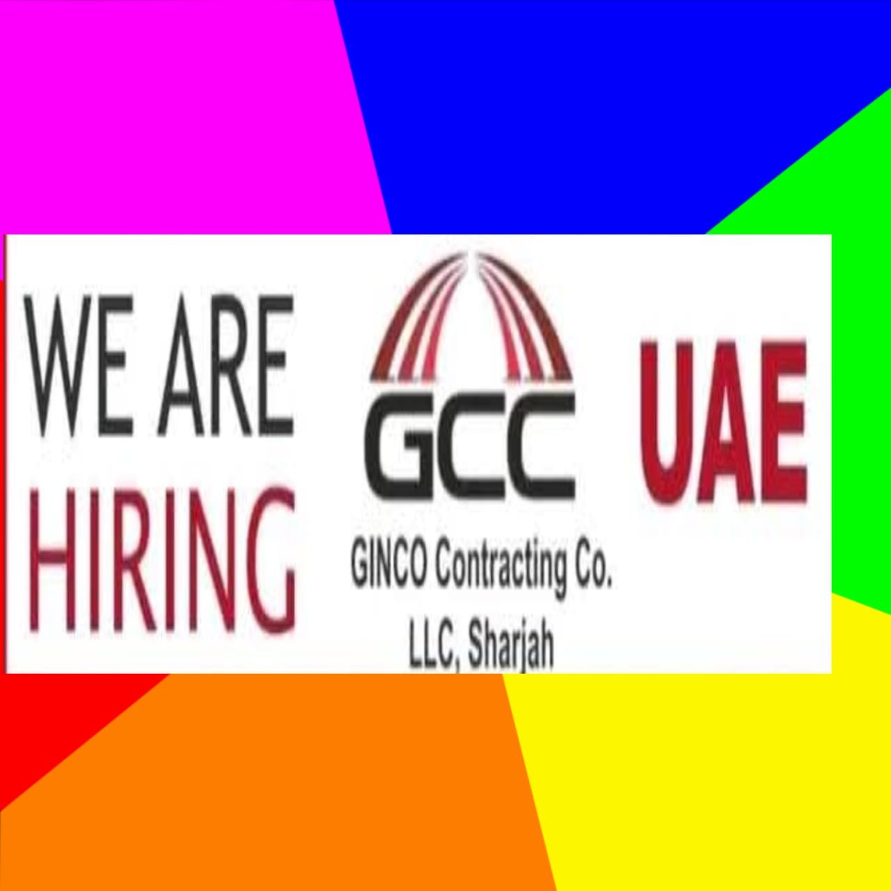 Ginco Contracting Co. is Hiring Civil Engineers & More in UAE!