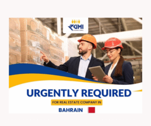 🌍 Urgently Required for a Reputed Real Estate Company in Bahrain