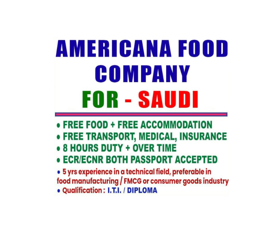 Final Client Interview in Baroda for Saudi Jobs – Americana Food Company Hiring 2025