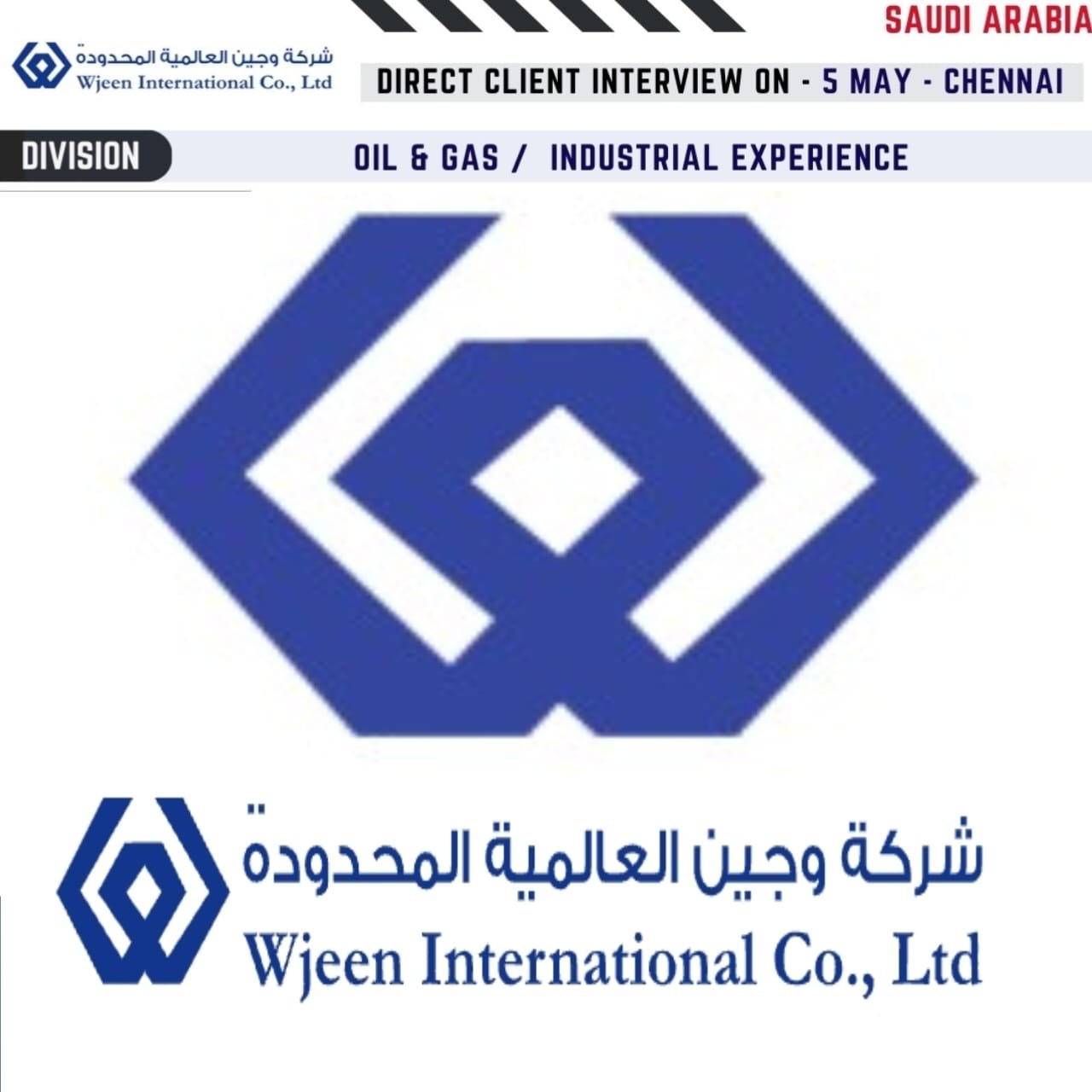 🚨 Direct Client Interview for Saudi Arabia – Oil & Gas / Industrial Division 🚨