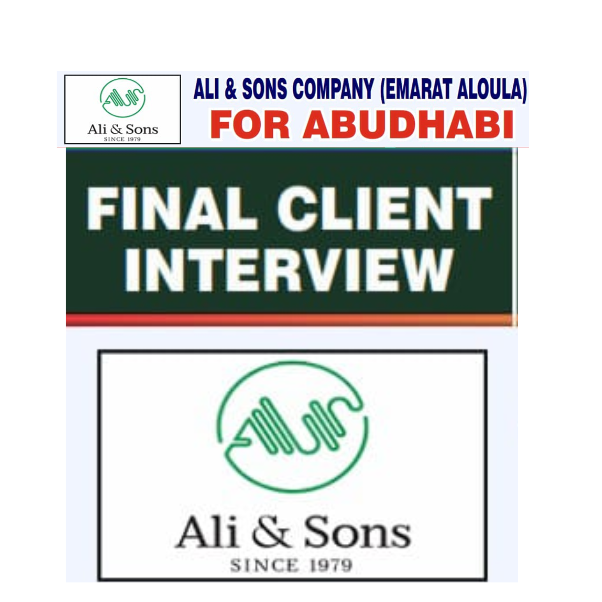 Ali & Sons Abu Dhabi Job Interview 2025 – Apply Now for Gulf Career!