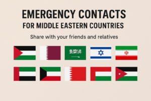 Emergency Contacts for Indians in Middle Eastern Countries