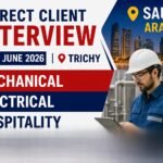 Saudi Services Company Jobs Interview 2026 – Trichy Direct Client Hiring Saudi Services Company Jobs Interview 2026 – Trichy Direct Client Hiring