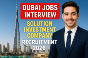 Urgent Recruitment for Dubai Jobs – Solution Investment Company