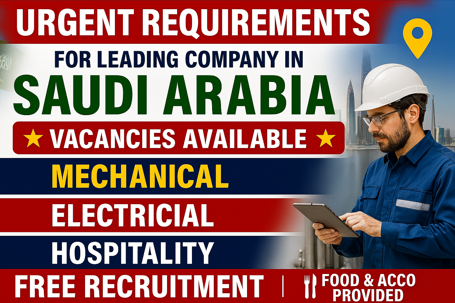 Saudi Arabia Jobs –Interview 2026